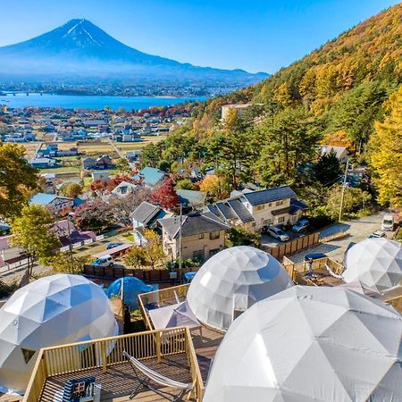 Mt.Fujiグランピングテラス　嶺乃華 Hotell Fujikawaguchiko Exteriör bild