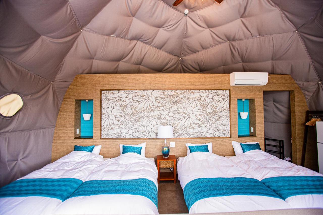 Mt.Fujiグランピングテラス　嶺乃華 Hotell Fujikawaguchiko Exteriör bild